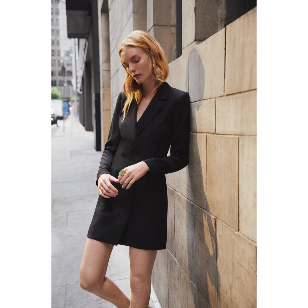 NWT BCBG MaxAzria Double Breasted Blazer Dress XXS